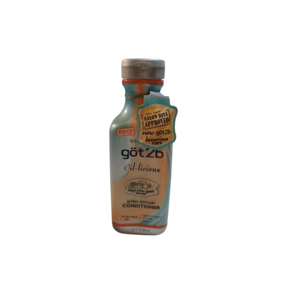 Got2b Oil-licious Golden Shimmer Conditioner ~ 13.5 fl oz ~ Triple Oil Argan NEW